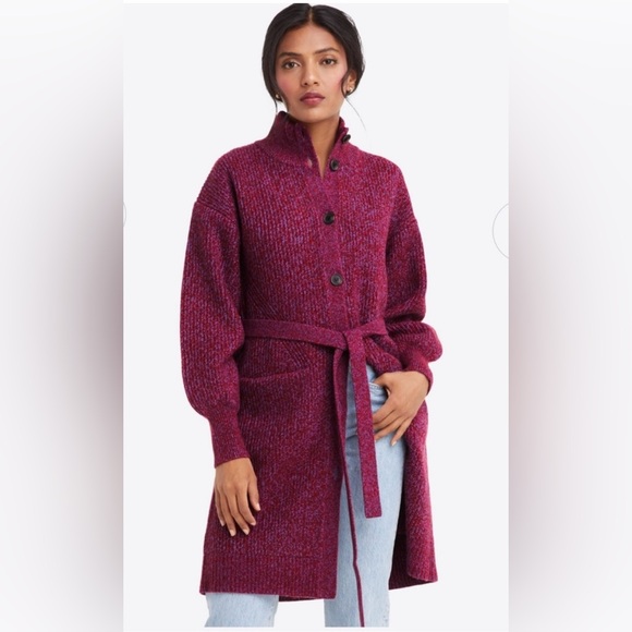 Draper James Marled sweater jacket - Picture 8 of 9